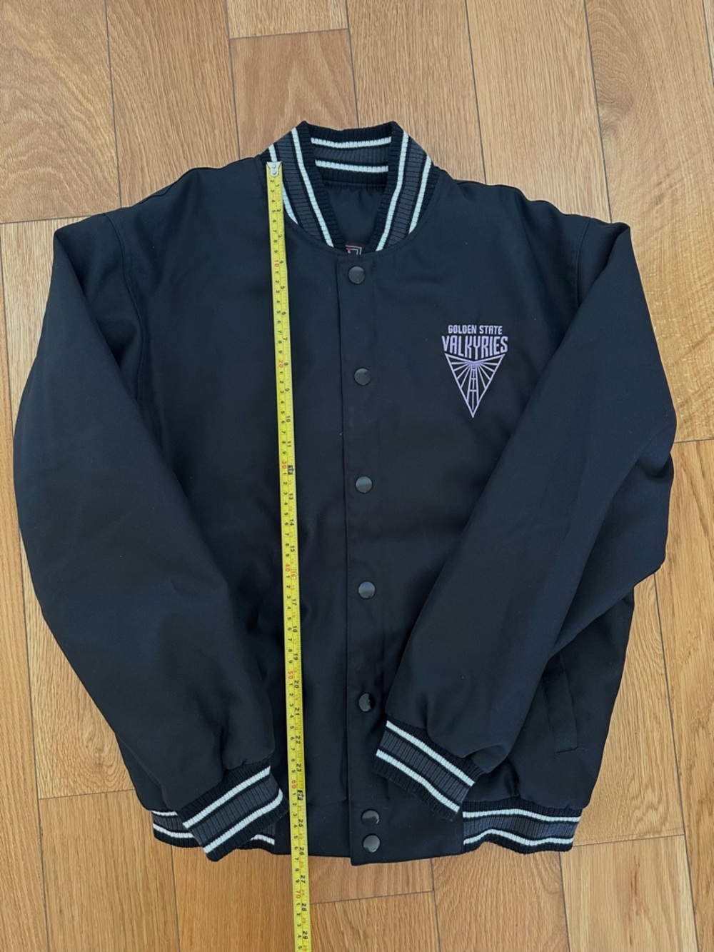 Black Valkyries WNBA Varsity Bomber Jacket - Picture 6 of 6
